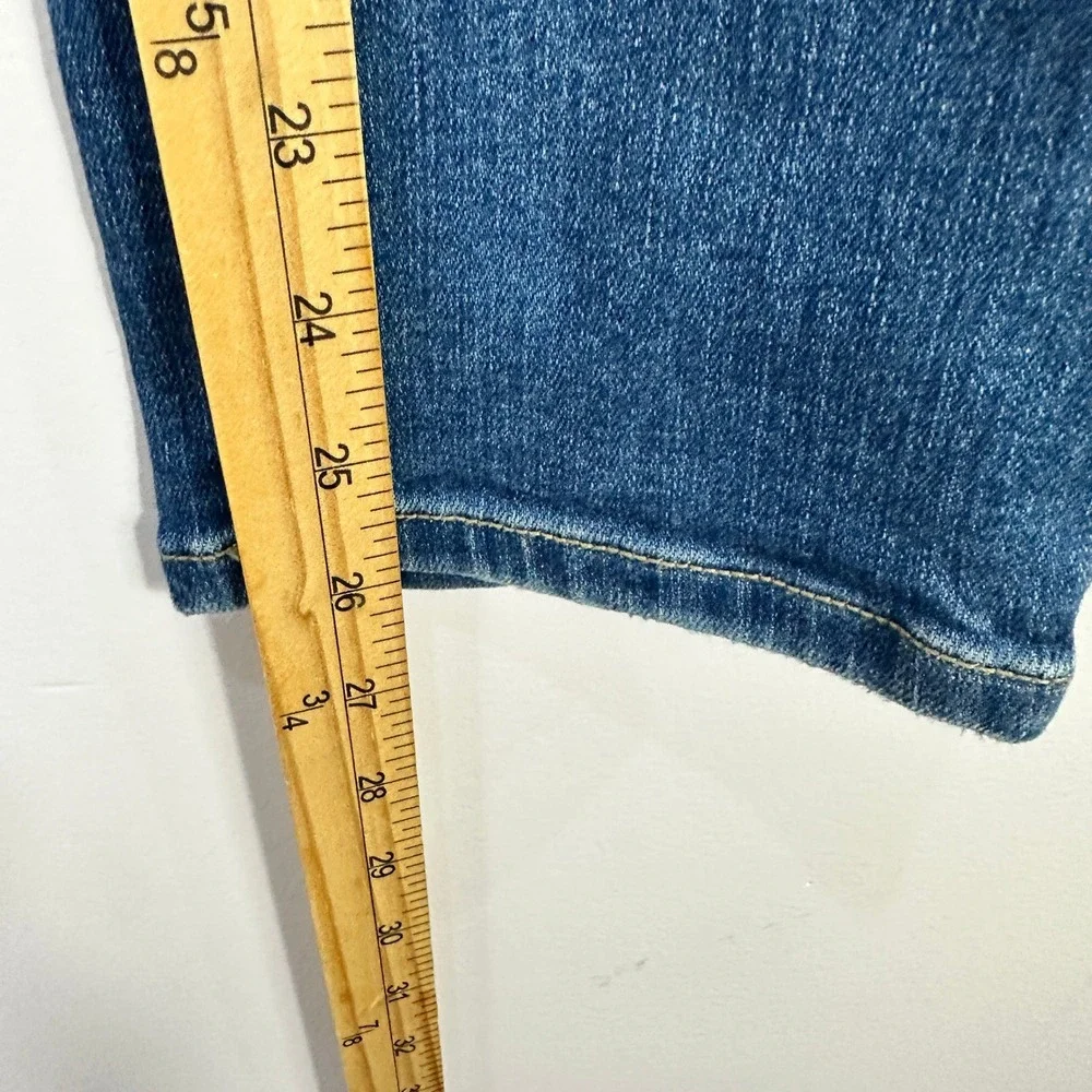 Current Elliott Jeans 23 Distressed Mid Rise Skinny Stretch Denim Y2K Minimalist